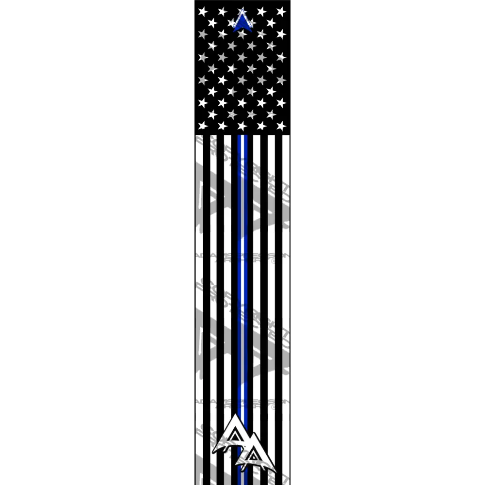 THIN WHITE ON BLUE LINE SERIES ARROW WRAPS MATTE (STANDARD) All SERIES