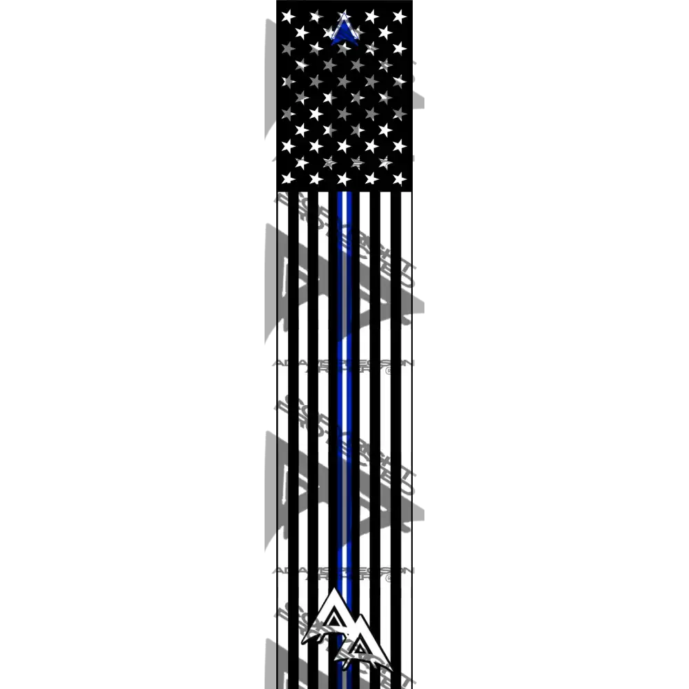 THIN WHITE ON BLUE LINE SERIES ARROW WRAPS MATTE (STANDARD) All SERIES