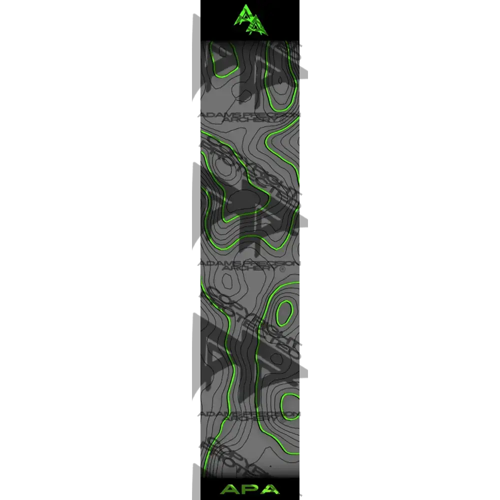 TOPO 2.0 SERIES ARROW WRAPS - GREY | GREEN MATTE (STANDARD)