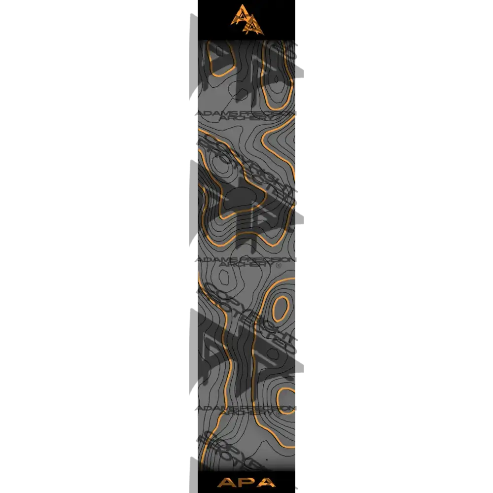 TOPO 2.0 SERIES ARROW WRAPS - GREY | ORANGE MATTE (STANDARD)