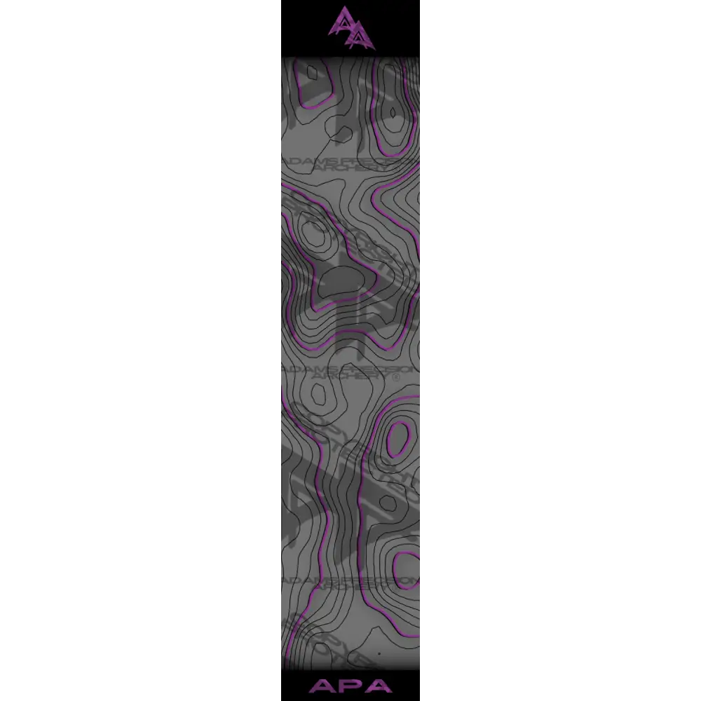 TOPO 2.0 SERIES ARROW WRAPS - GREY | PURPLE MATTE (STANDARD)