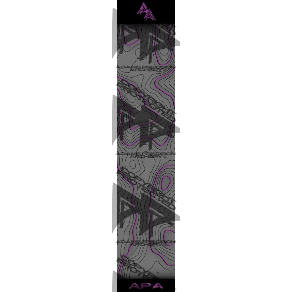 TOPO 2.0 SERIES ARROW WRAPS - GREY | PURPLE MATTE (STANDARD)