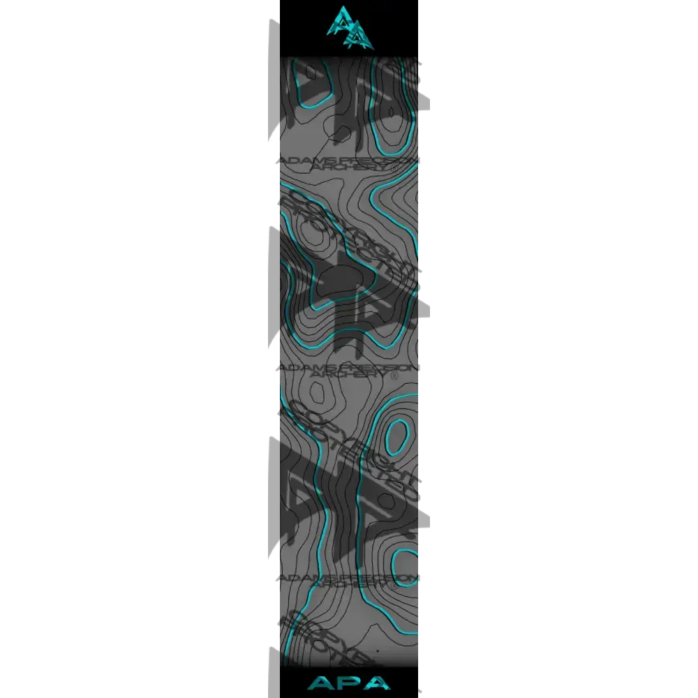 TOPO 2.0 SERIES ARROW WRAPS - GREY | TEAL MATTE (STANDARD)