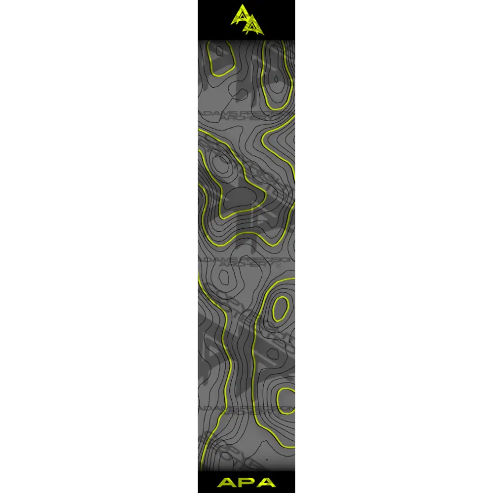 TOPO 2.0 SERIES ARROW WRAPS - GREY | YELLOW MATTE (STANDARD)