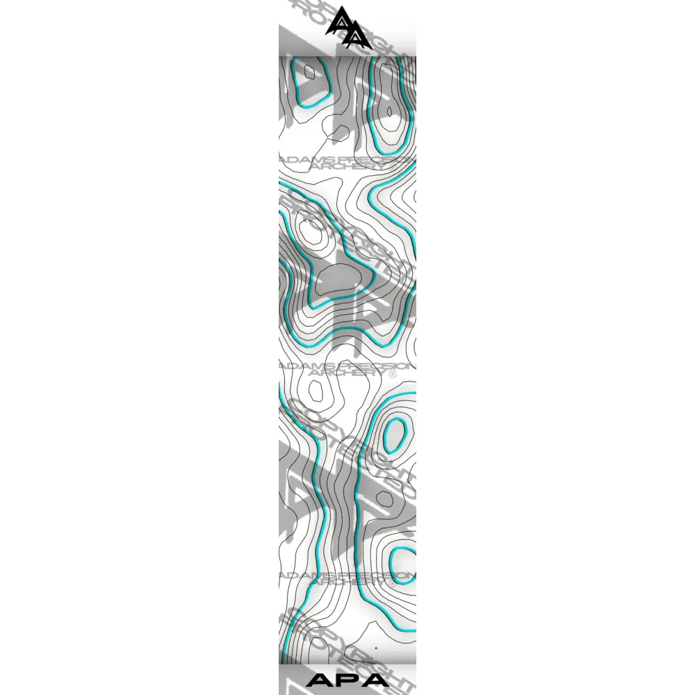 TOPO 2.0 SERIES ARROW WRAPS - WHITE | TEAL MATTE (STANDARD)