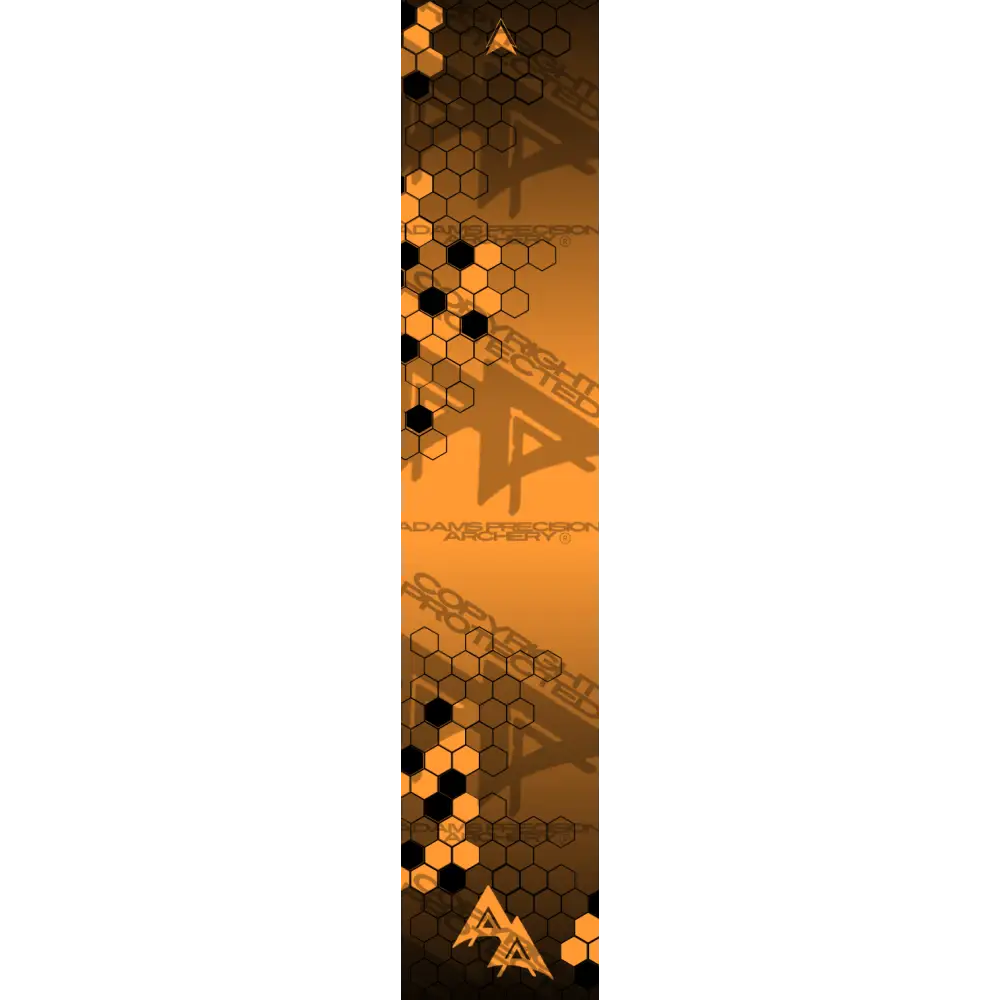 VANISHING HEX 2.0 SERIES ARROW WRAPS - FLO ORANGE FLUORESCENT