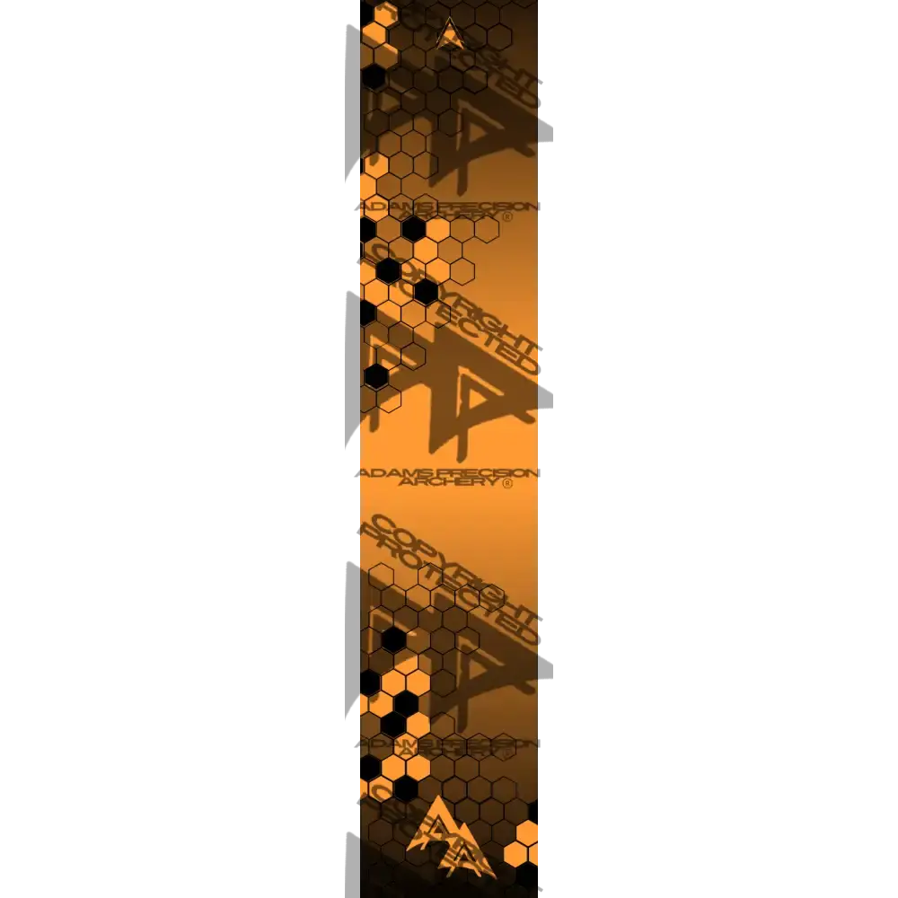 VANISHING HEX 2.0 SERIES ARROW WRAPS - FLO ORANGE FLUORESCENT
