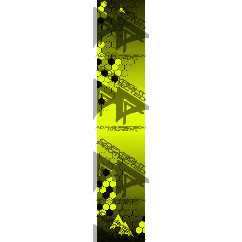 VANISHING HEX 2.0 SERIES ARROW WRAPS - FLO YELLOW FLUORESCENT