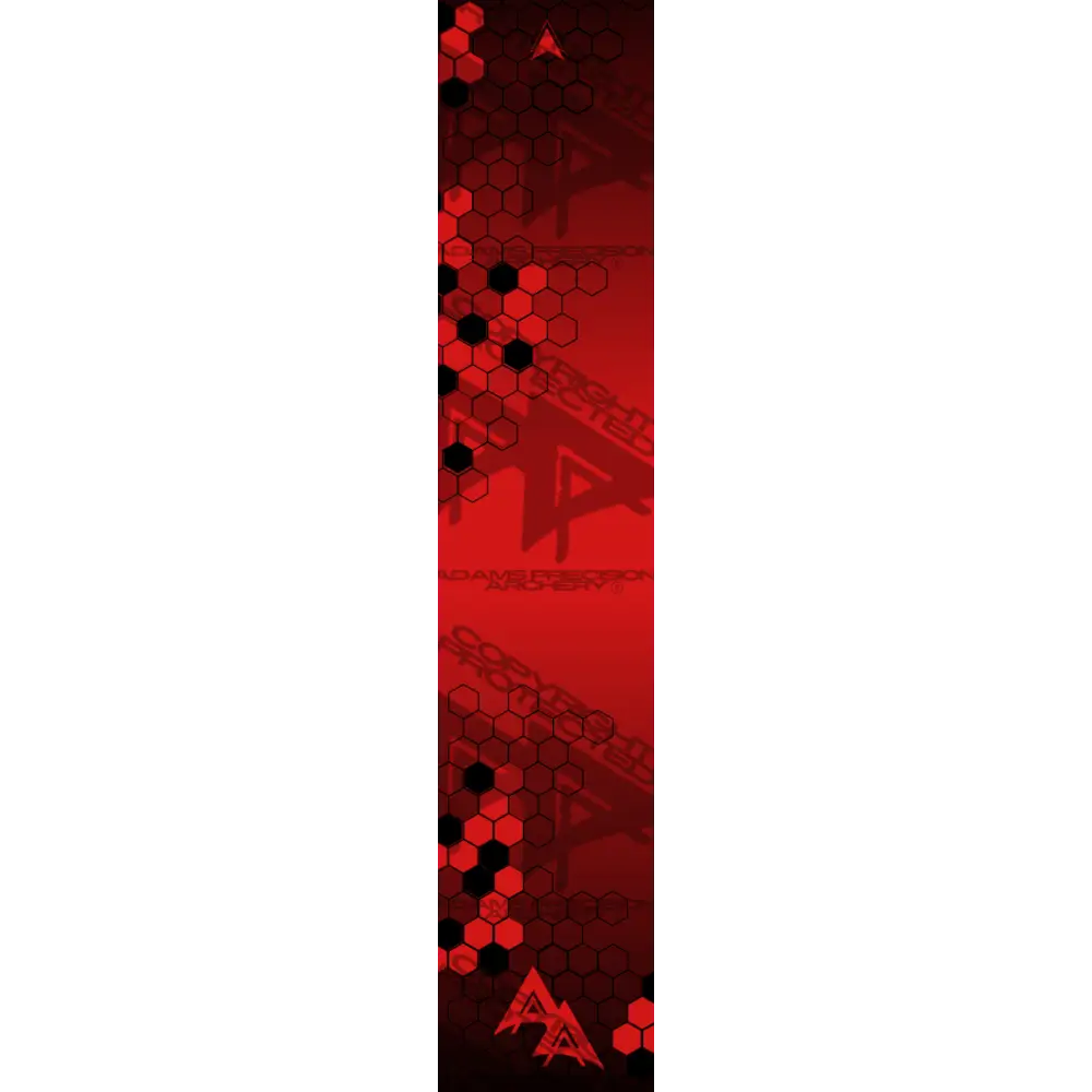 VANISHING HEX 2.0 SERIES ARROW WRAPS - RED MATTE (STANDARD)