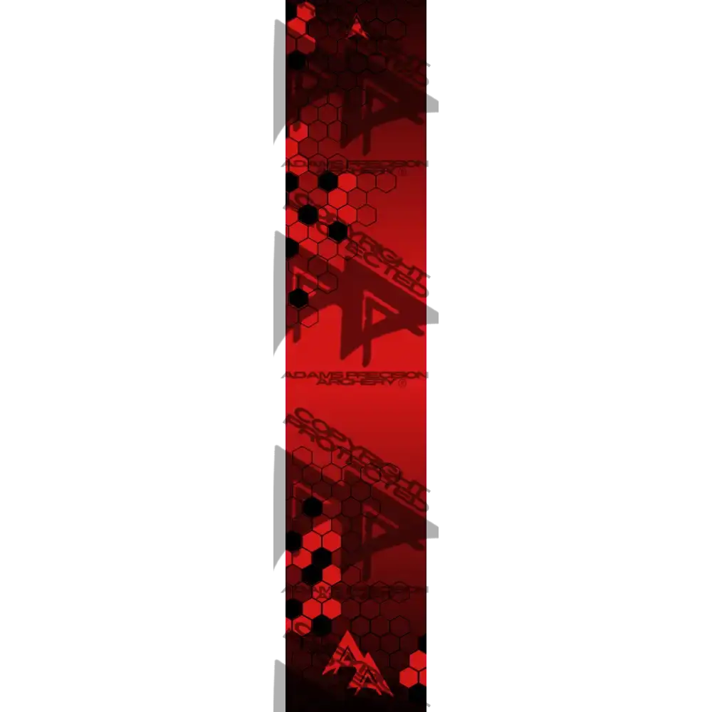 VANISHING HEX 2.0 SERIES ARROW WRAPS - RED MATTE (STANDARD)