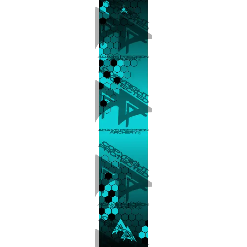VANISHING HEX 2.0 SERIES ARROW WRAPS - TEAL MATTE (STANDARD)