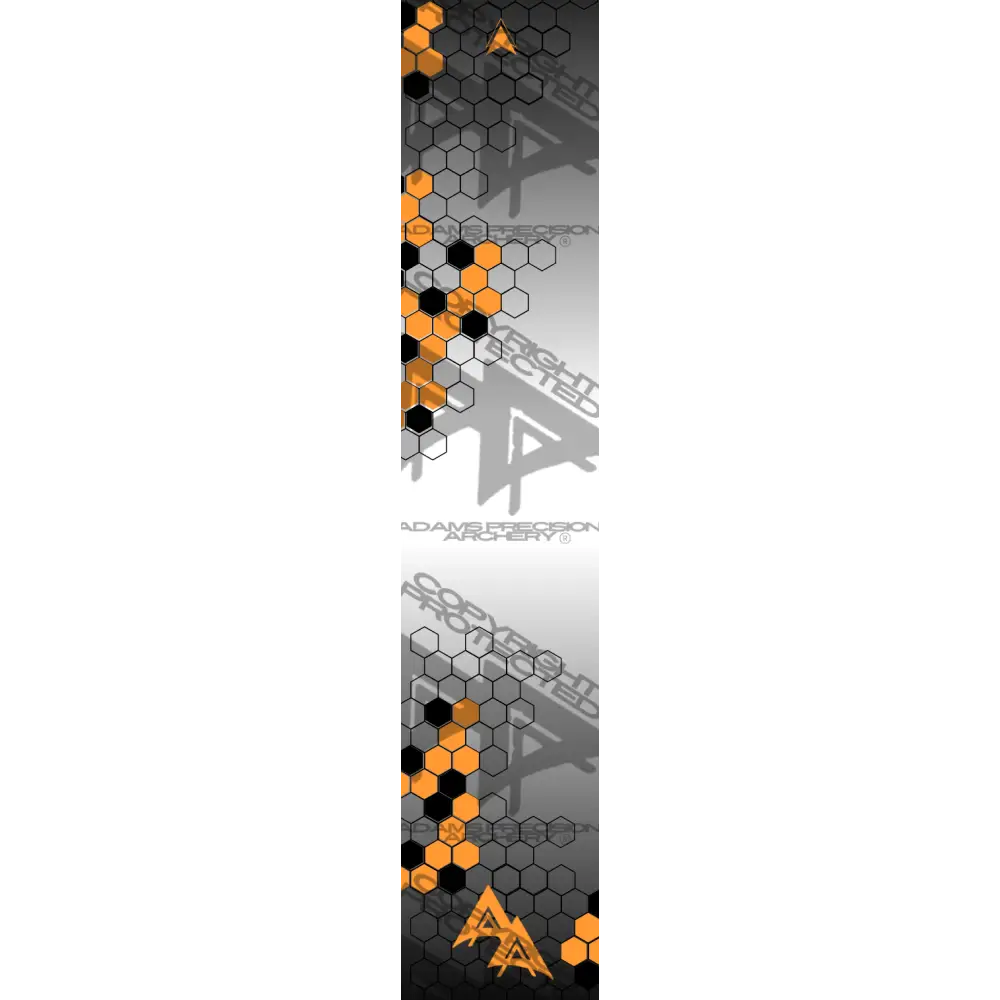 VANISHING HEX 2.0 WHITE/ORANGE SIZE: 1.05’’ X 5’’ OVERSTOCK