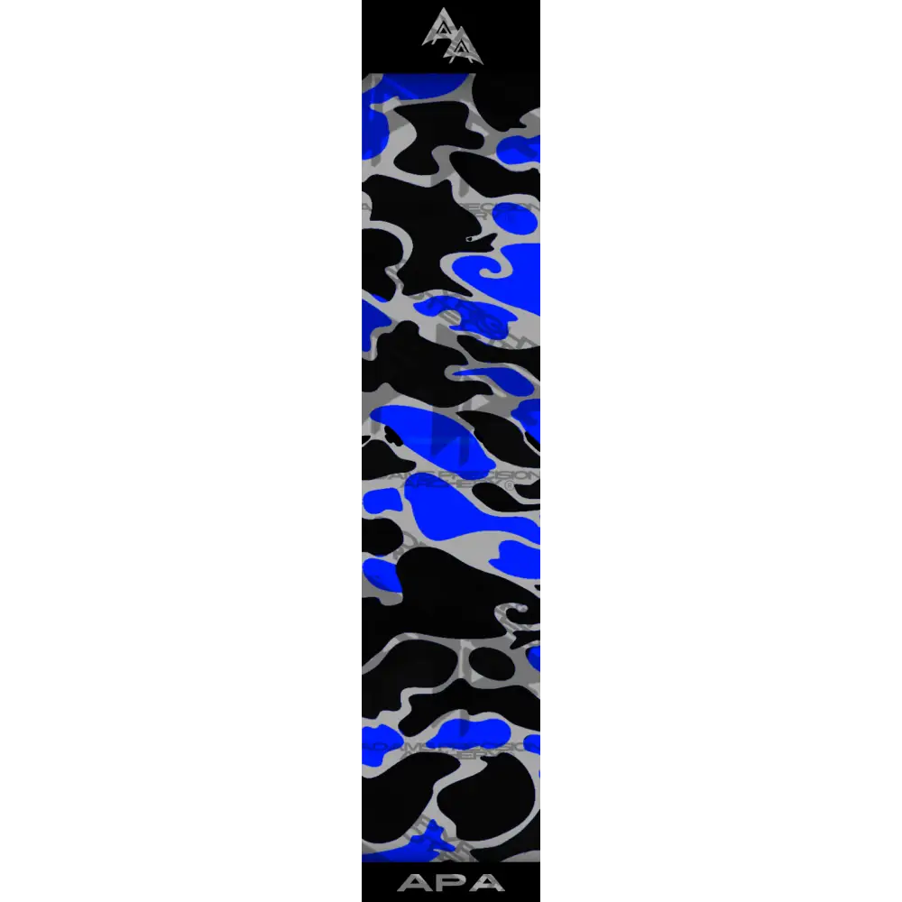 VINTAGE DUCK CAMO SERIES ARROW WRAPS - BLACK/BLUE MATTE (STANDARD)