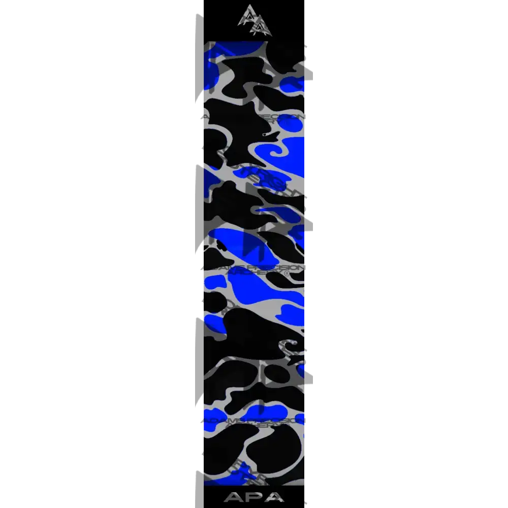 VINTAGE DUCK CAMO SERIES ARROW WRAPS - BLACK/BLUE MATTE (STANDARD)