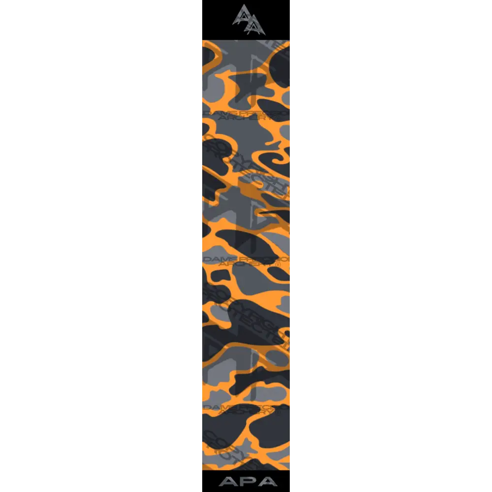 VINTAGE DUCK CAMO SERIES ARROW WRAPS - GREY/ORANGE MATTE (STANDARD)