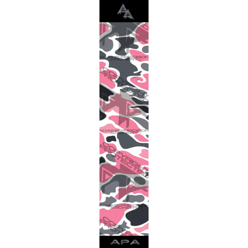 VINTAGE DUCK CAMO SERIES ARROW WRAPS - GREY/PINK