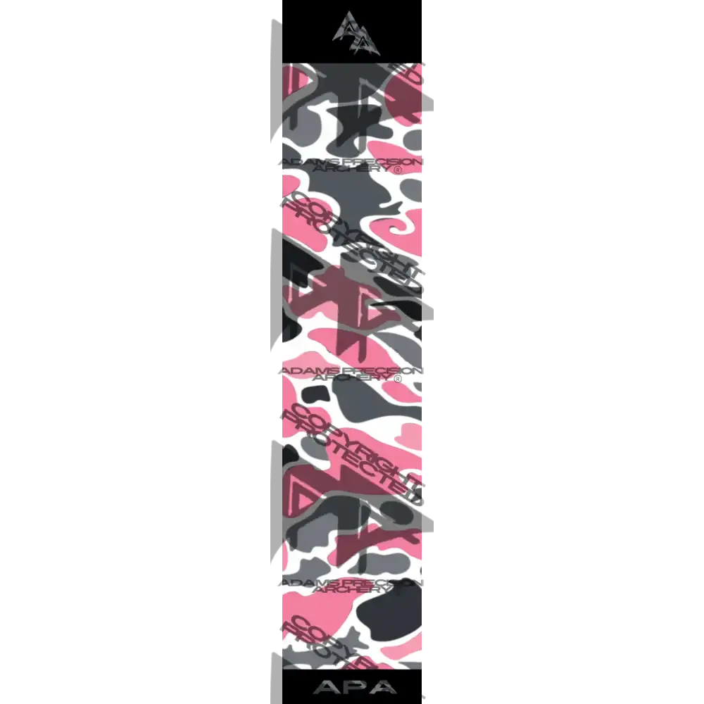 VINTAGE DUCK CAMO SERIES ARROW WRAPS - GREY/PINK