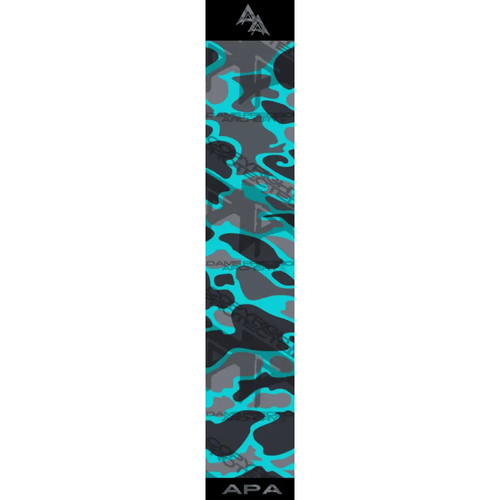 VINTAGE DUCK CAMO SERIES ARROW WRAPS - GREY/TEAL MATTE (STANDARD)