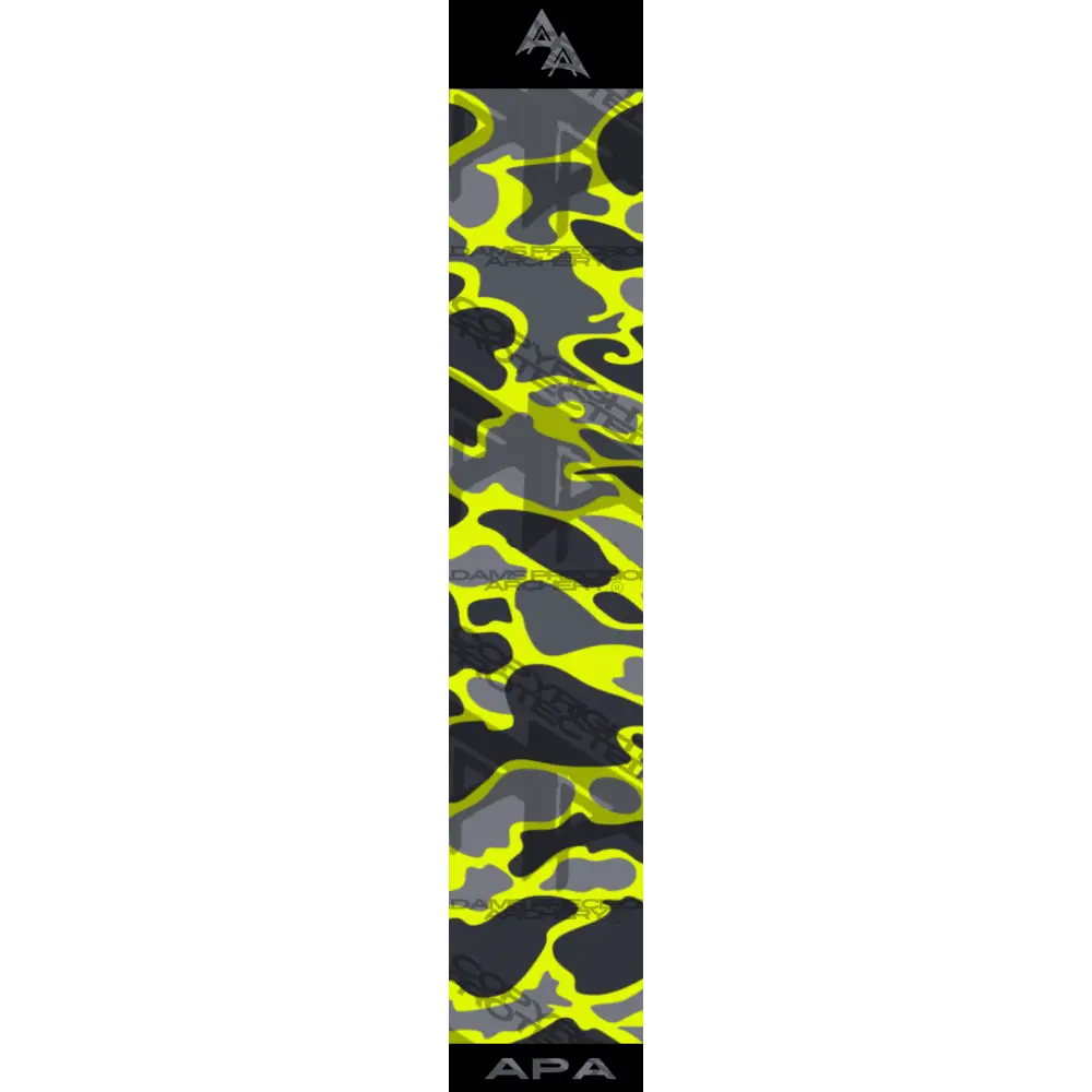 VINTAGE DUCK CAMO SERIES ARROW WRAPS - GREY/YELLOW