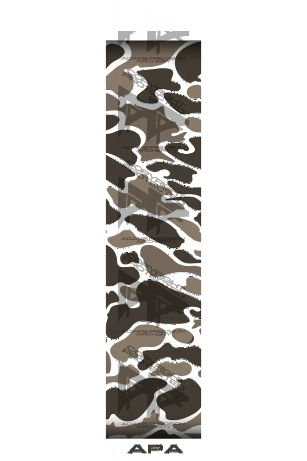 VINTAGE DUCK CAMO SERIES ARROW WRAPS - KODIAK INVERSE MATTE (STANDARD) / BANDED