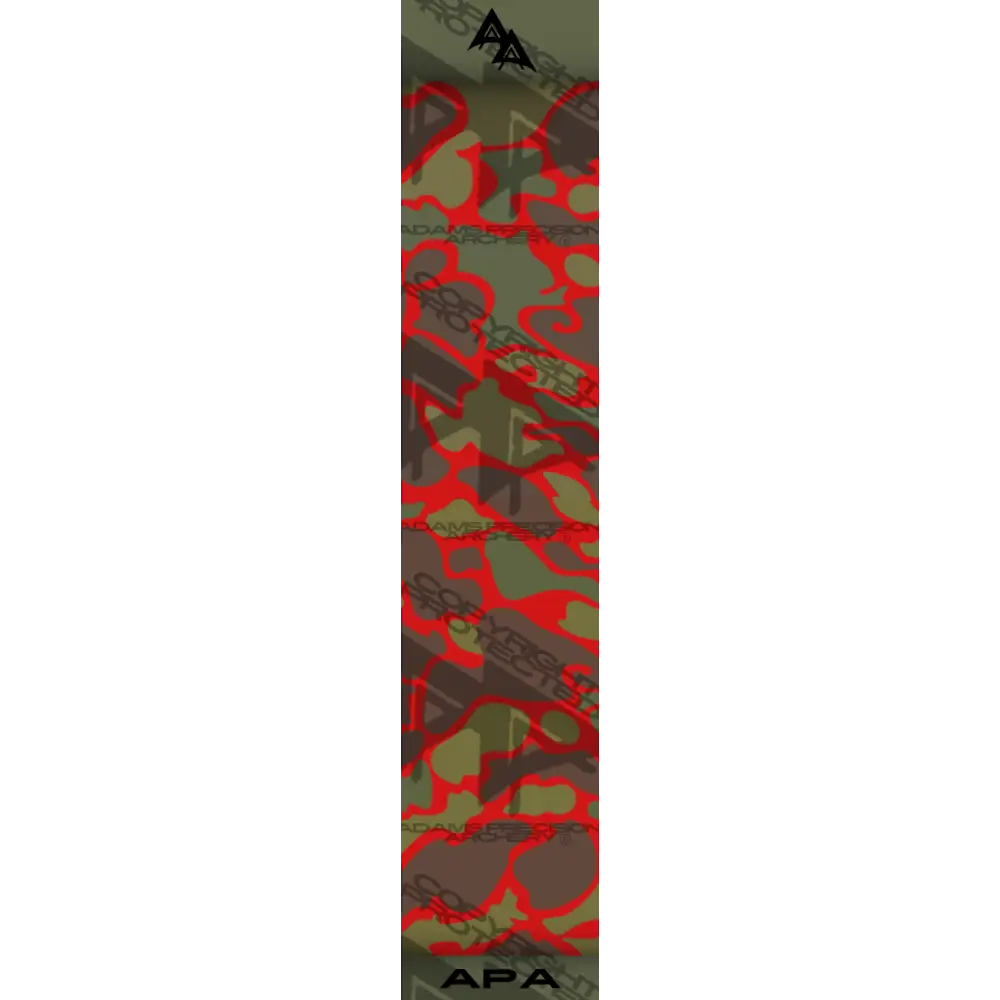 VINTAGE DUCK CAMO SERIES ARROW WRAPS - TRADITIONAL/RED MATTE (STANDARD)