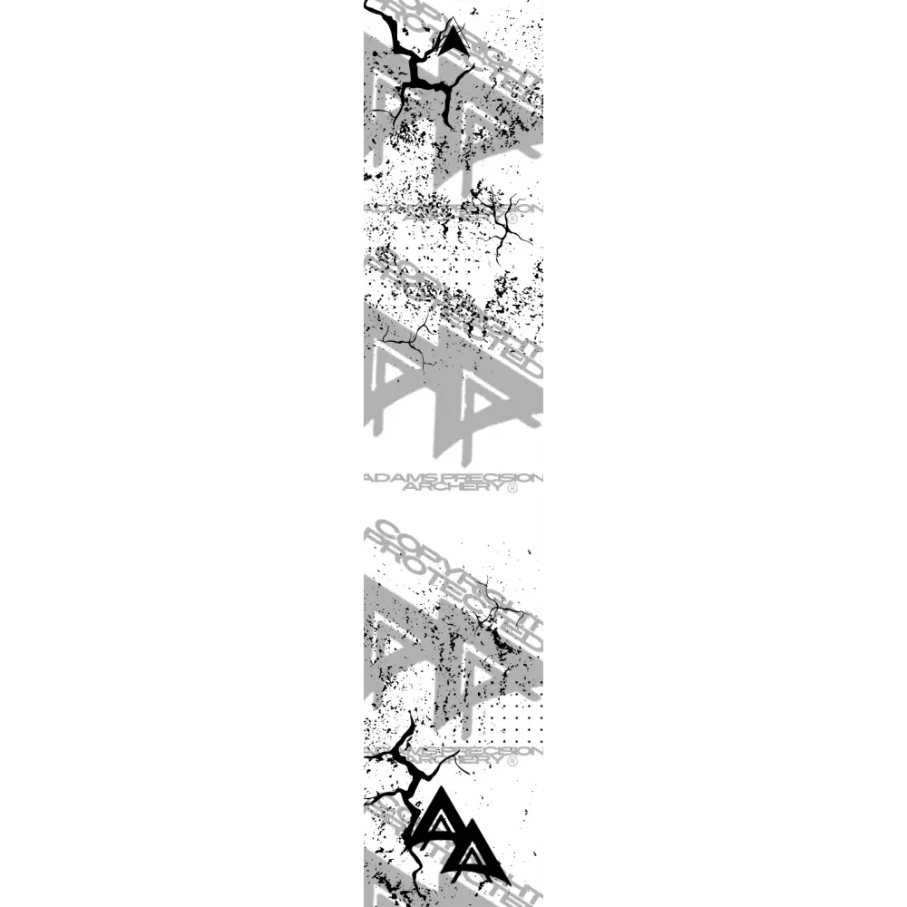 WHITE SHATTERED BLACK SIZE: 1.00’’ X 5’’ OVERSTOCK