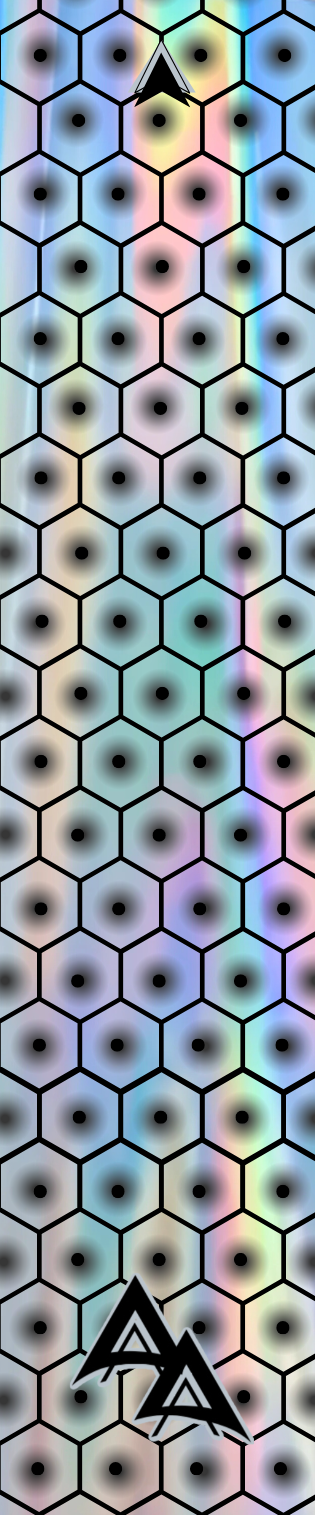 BULLSEYE HOLOGRAPHIC | WHITE SIZE:  1