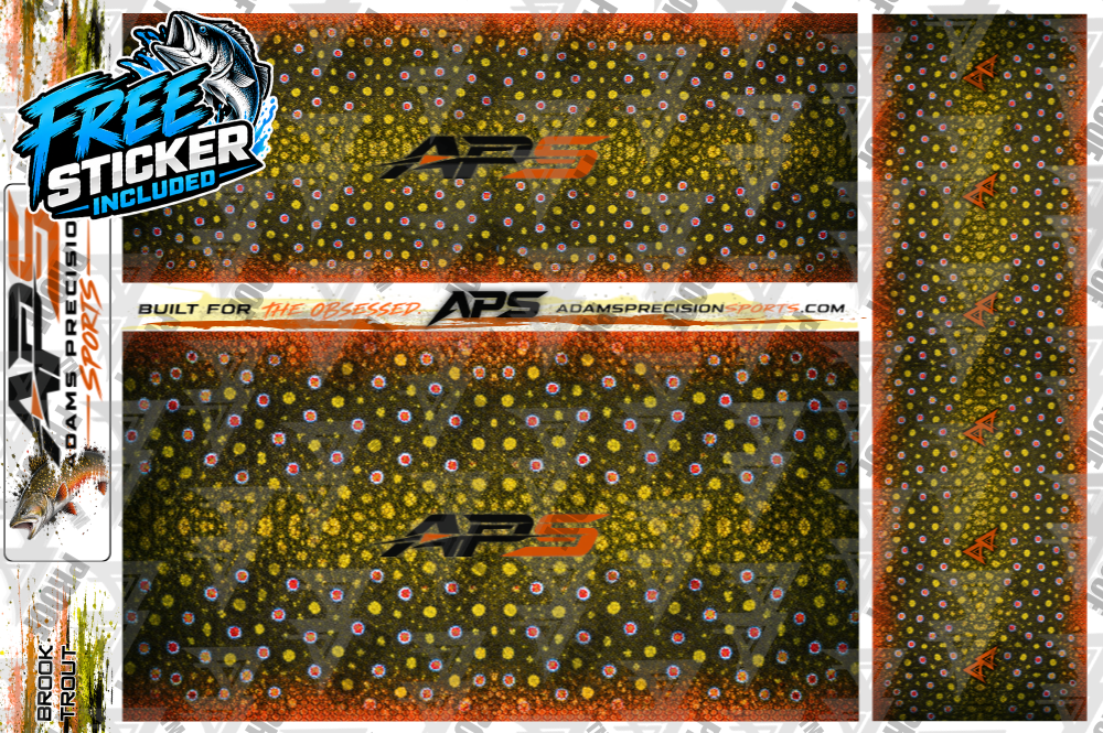 AP Sports Rod Wrap Pack - BROOK TROUT