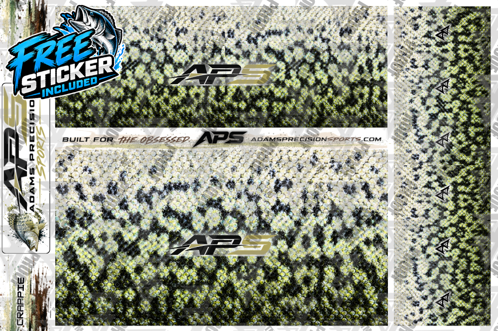 AP Sports Rod Wrap Pack - CRAPPIE