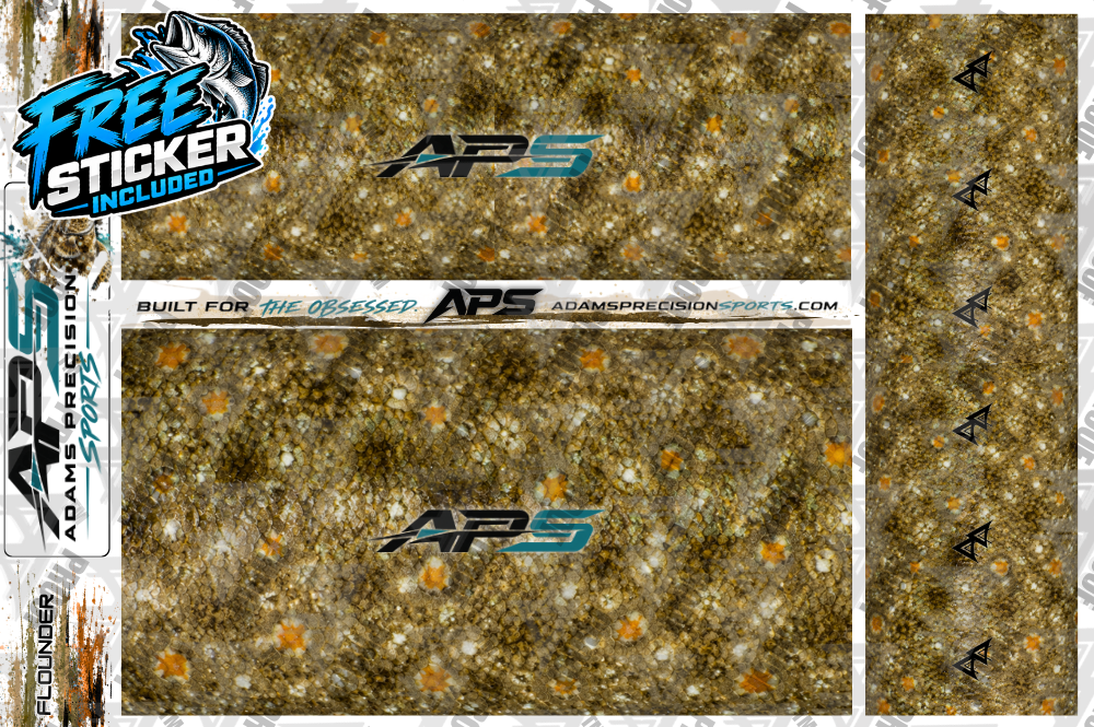 AP Sports Rod Wrap Pack - FLOUNDER