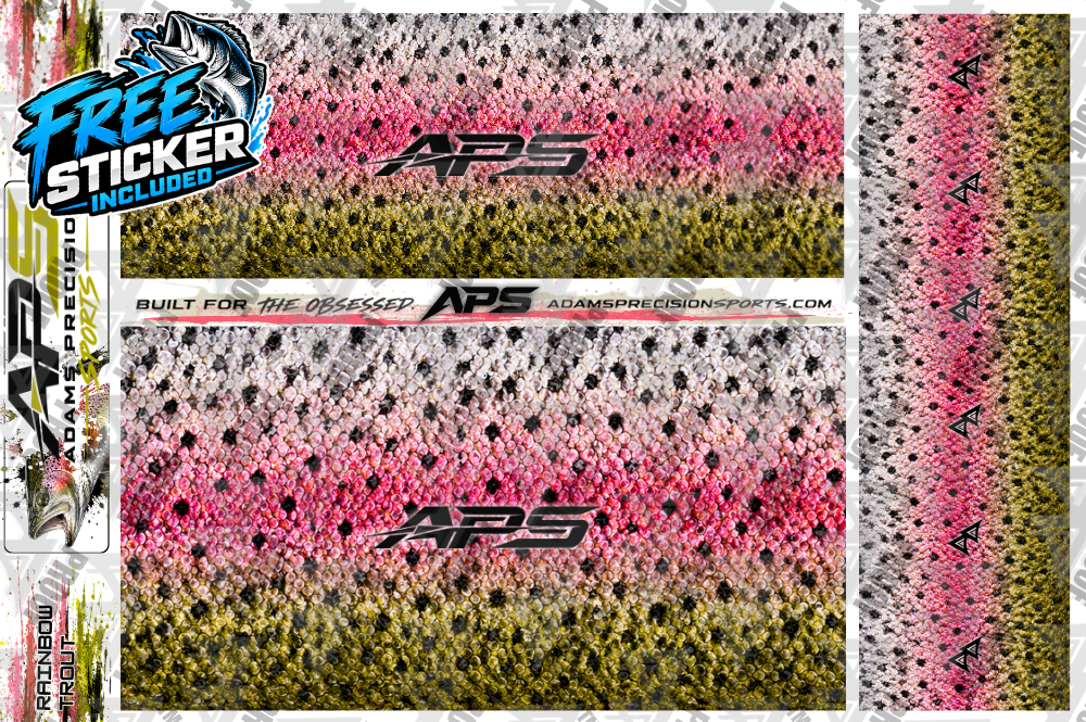 AP Sports Rod Wrap Pack - RAINBOW TROUT