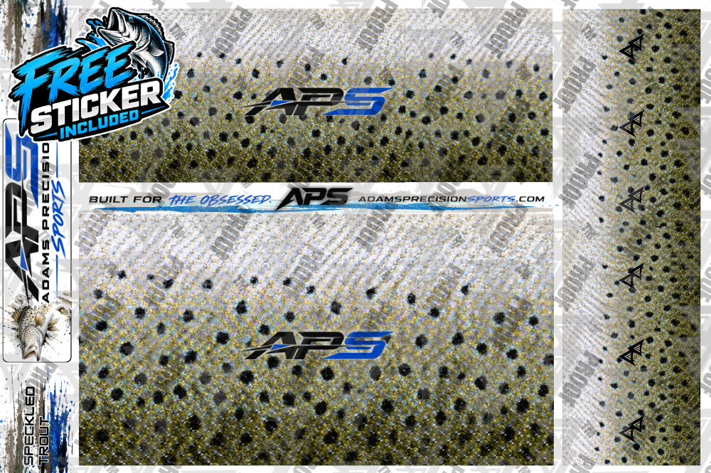 AP Sports Rod Wrap Pack - SPECKLED TROUT