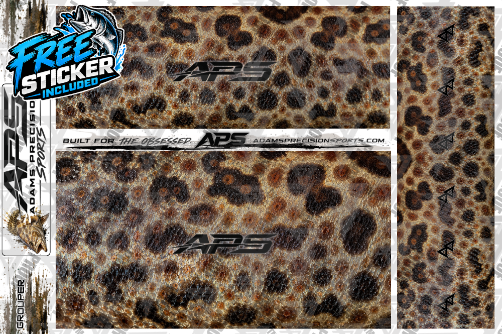 AP Sports Rod Wrap Pack - GROUPER