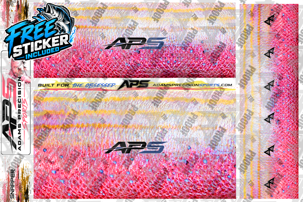 AP Sports Rod Wrap Pack - SNAPPER