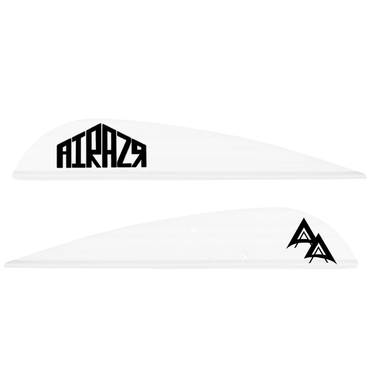ADAMS PRECISION ARCHERY LOGO VANES | AAE AIRAZR 26 - 50ct SPLIT COLOR