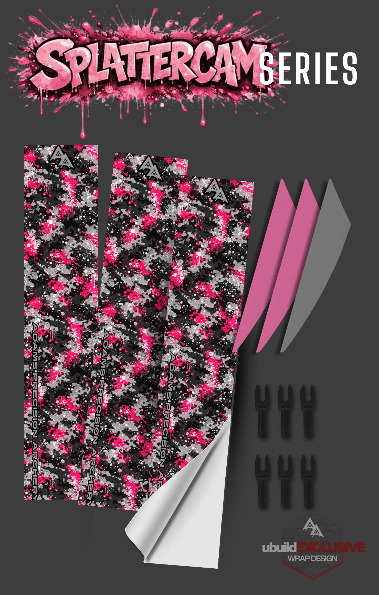 APA SPLATTERCAM ubuild™ KIT - PINK – ADAMS PRECISION ARCHERY