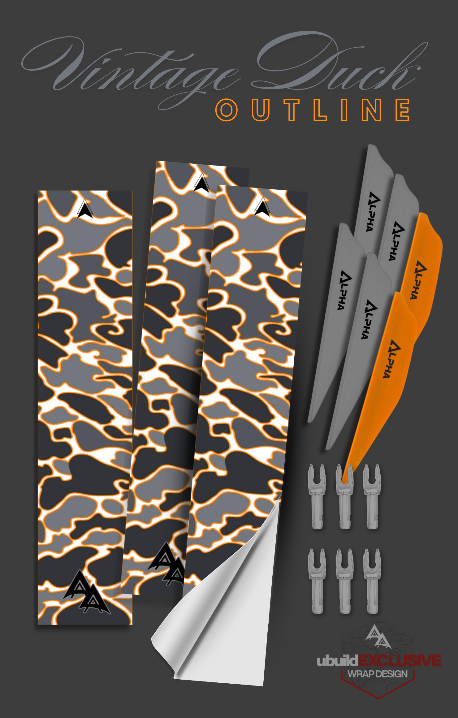 VINTAGE DUCK | OUTLINE ORANGE ubuild™ KIT