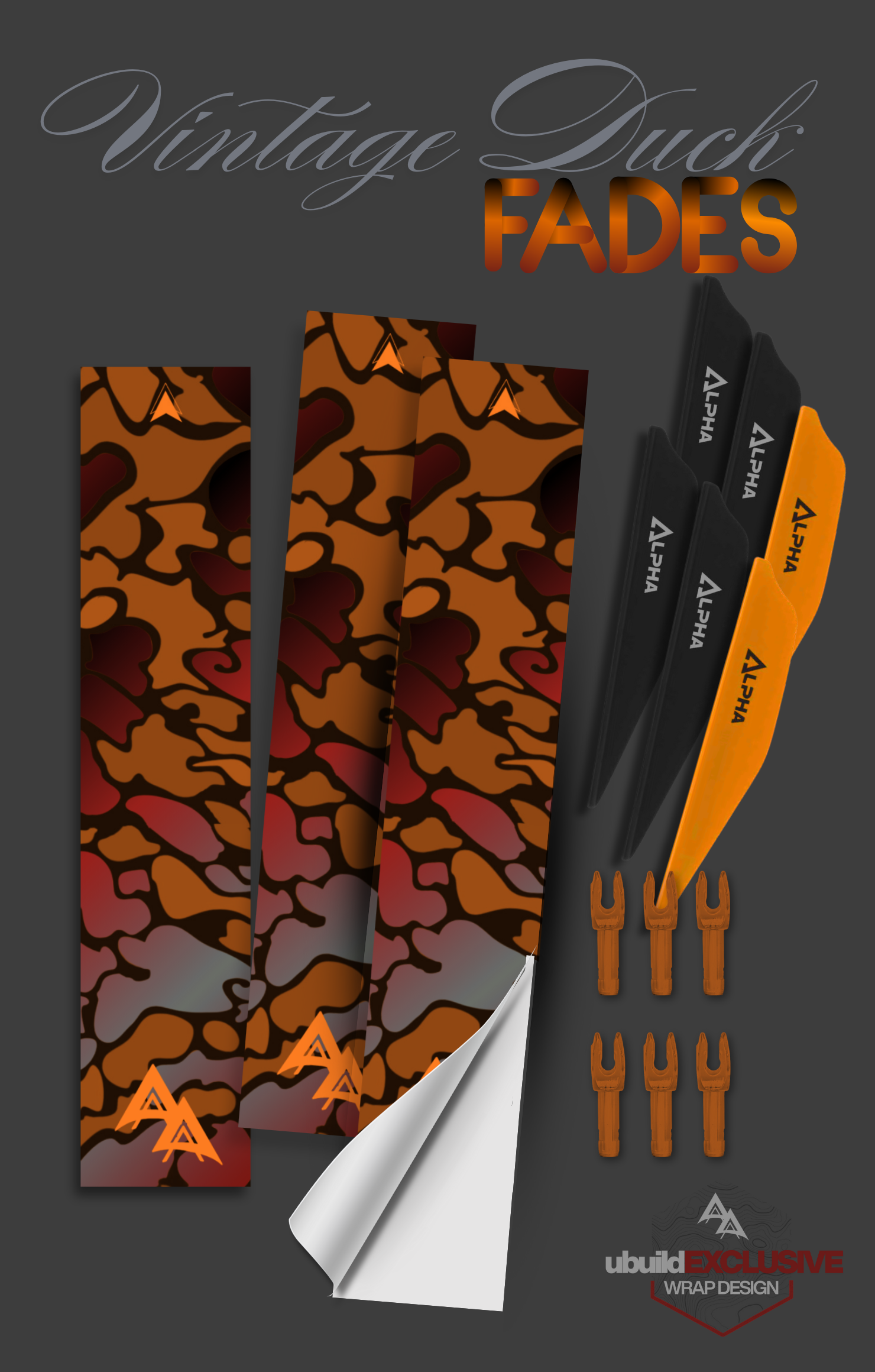 VINTAGE DUCK | FADES ORANGE & RED ubuild™ KIT