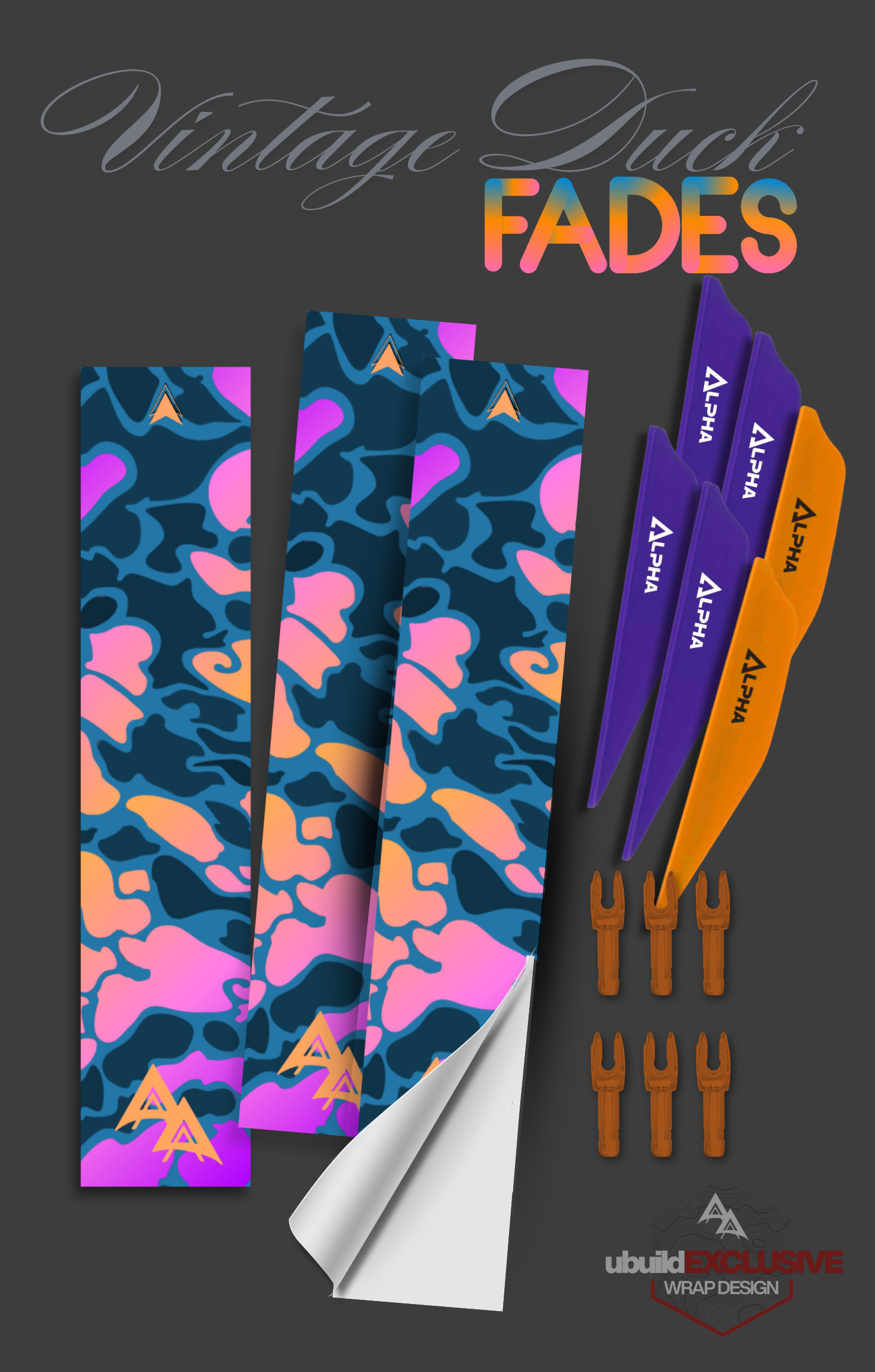 VINTAGE DUCK | FADES PURPLE & ORANGE ubuild™ KIT