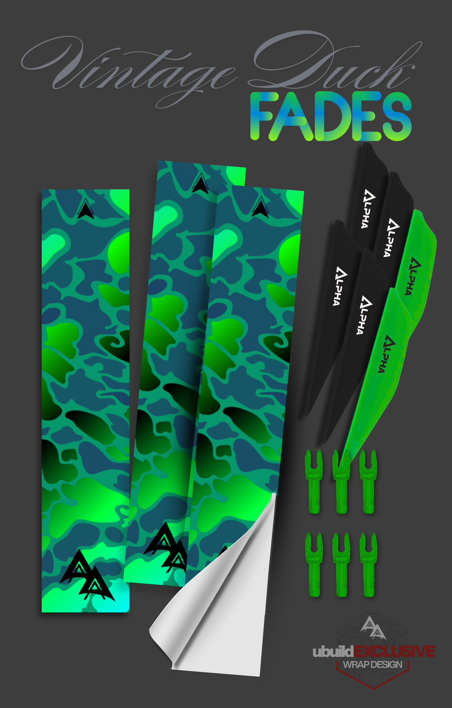 VINTAGE DUCK | FADES GREEN & BLUE ubuild™ KIT