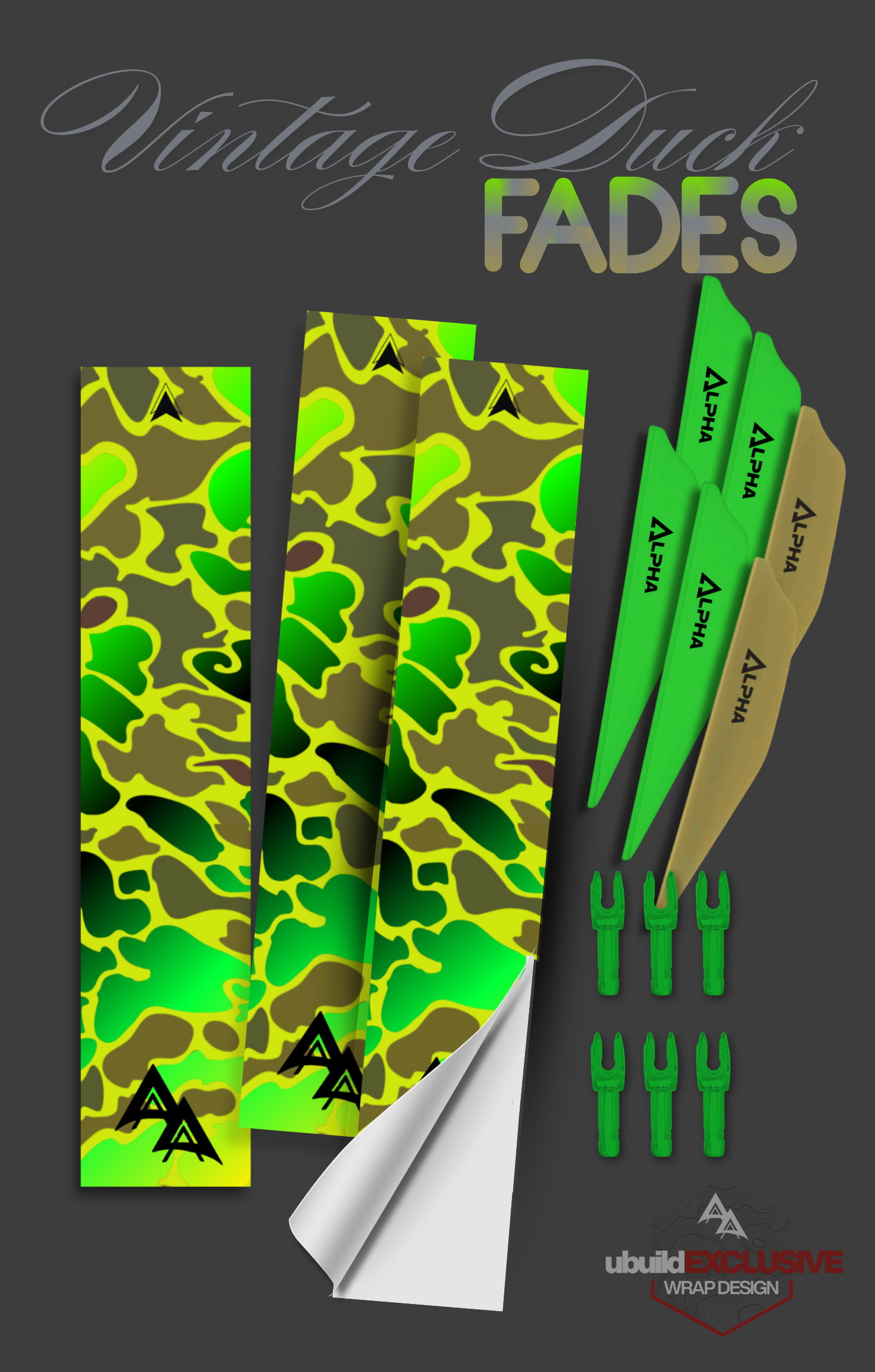 VINTAGE DUCK | FADES GREEN & TAN ubuild™ KIT
