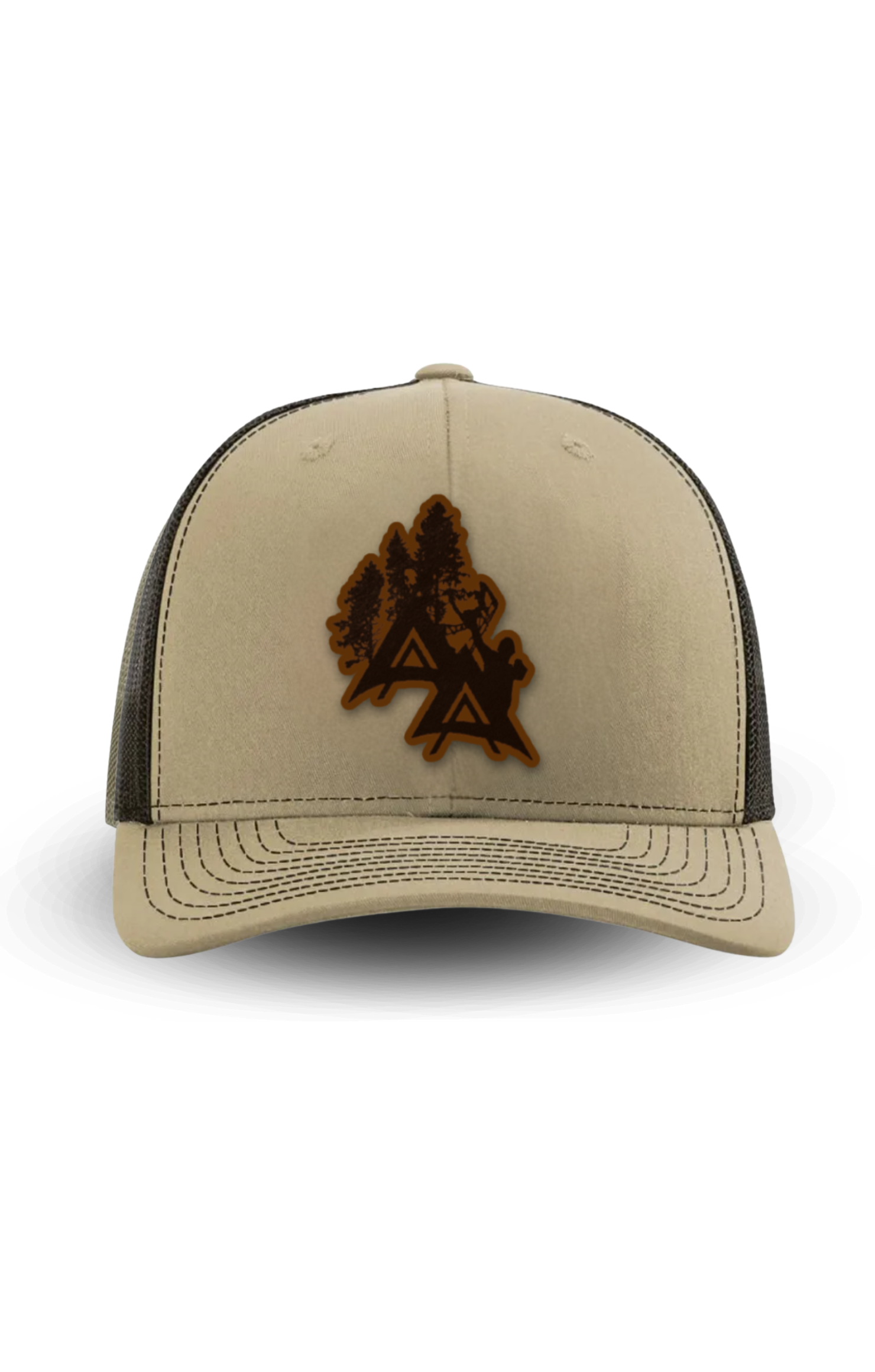 APA RICHARDSON 112 HAT - ARCHER LOGO PATCH BROWN | KHAKI/COFFEE
