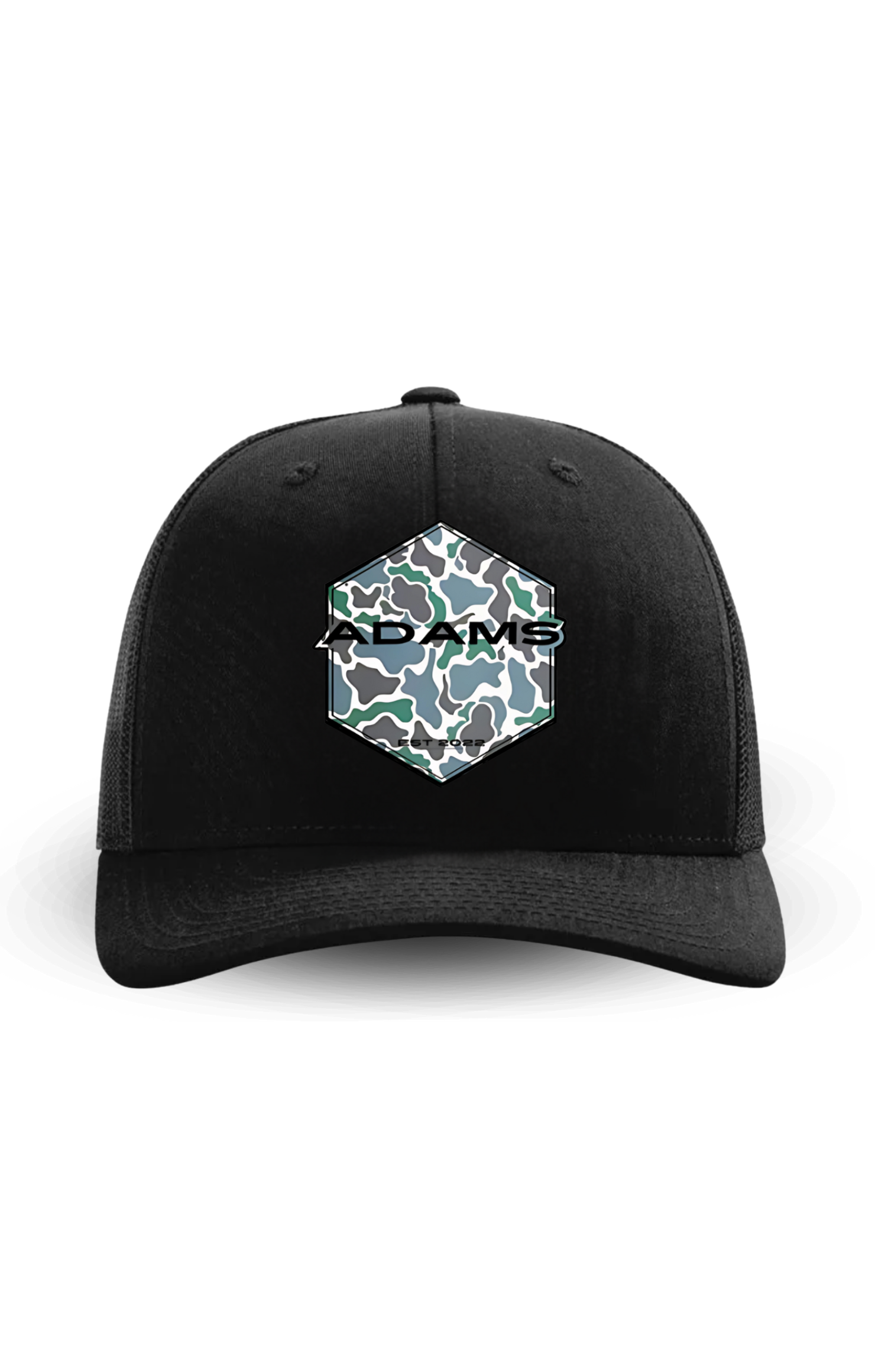 APA RICHARDSON 112 HAT - MARCH DUCK MOUNTAIN HEX PATCH | BLACK/CHARCOAL