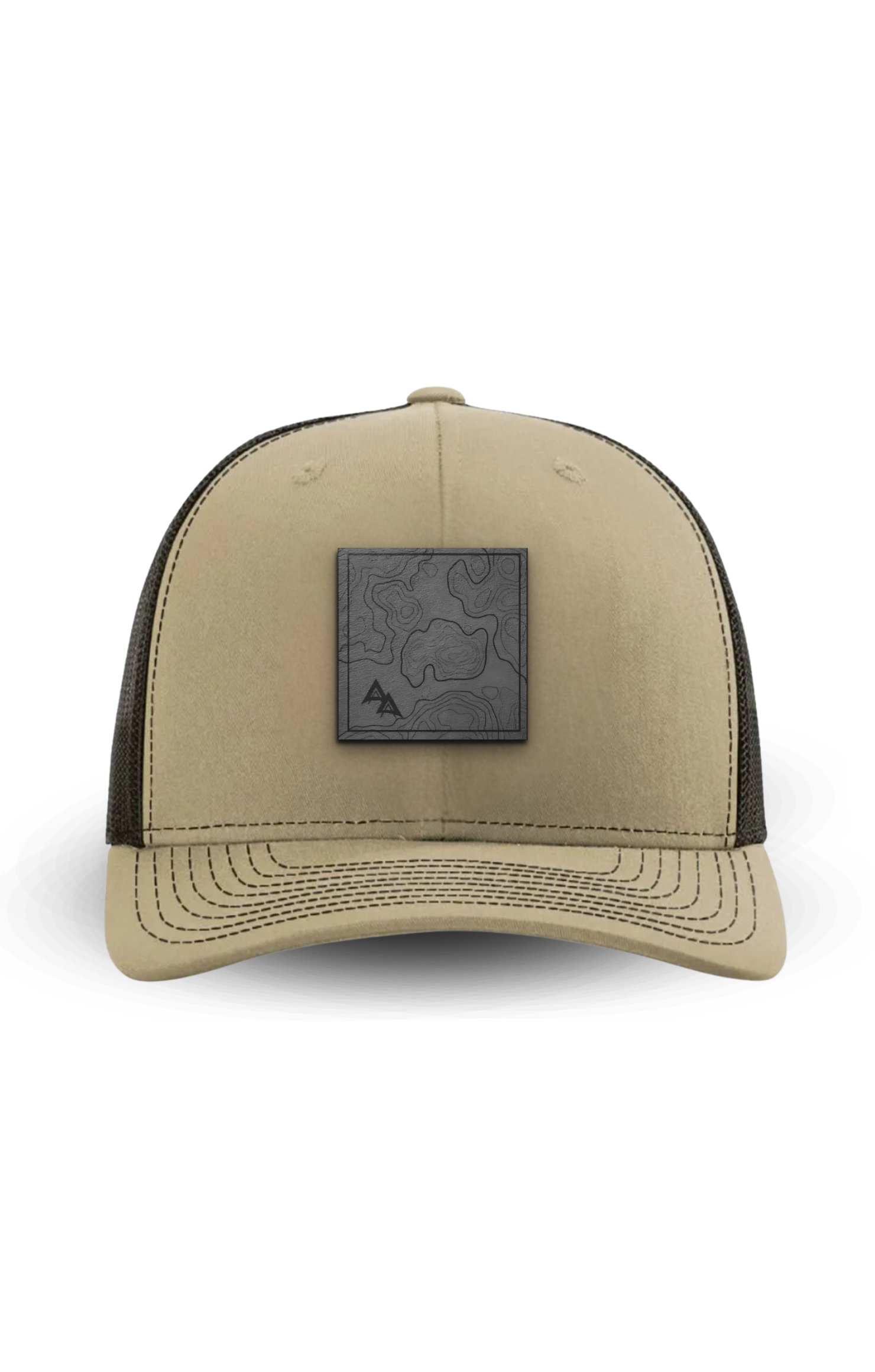 APA RICHARDSON 112 HAT - SQUARE TOPO PATCH GREY | KHAKI/COFFEE