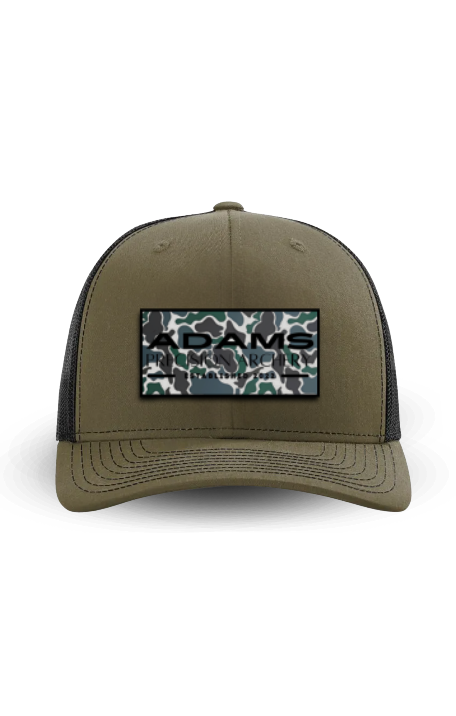 APA RICHARDSON 112 HAT - MARINE DUCK PATCH RECTANGLE | LODEN/BLACK