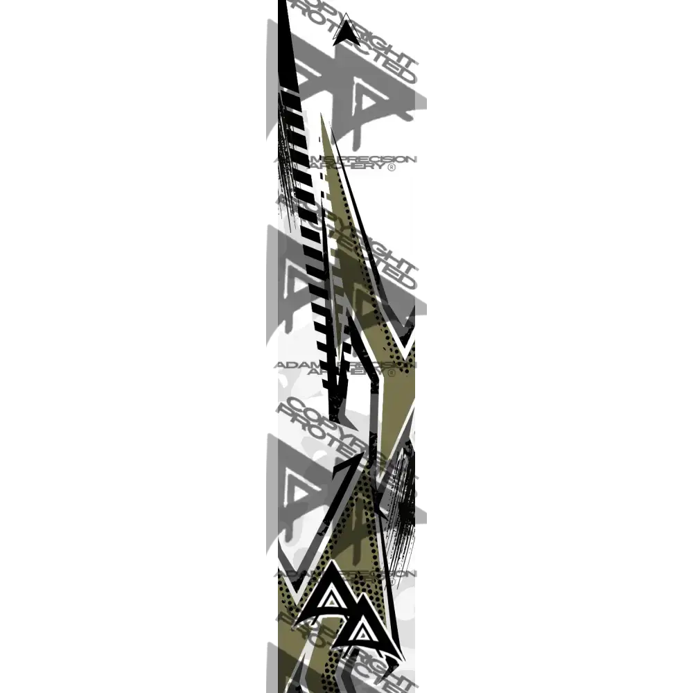 ABSTRACT BLADE SERIES ARROW WRAPS - OD GREEN MATTE (STANDARD)