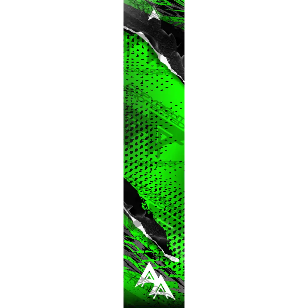 ABSTRACT TORN SERIES ARROW WRAPS - GREEN MATTE (STANDARD)