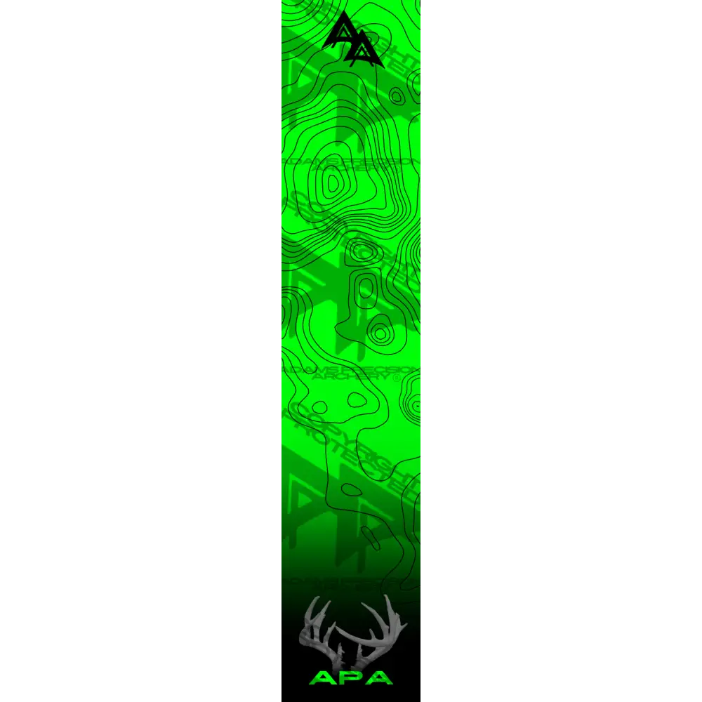ANTLER TOPO GREEN SIZE: 1’’X5’’ OVERSTOCK