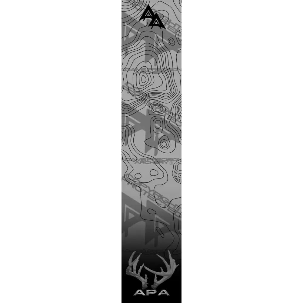 APA ANTLER TOPO SERIES ARROW WRAPS - GREY