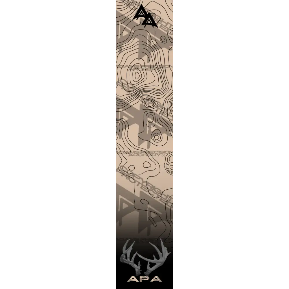 APA ANTLER TOPO SERIES ARROW WRAPS - SAND